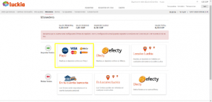 Selecciona “Realiza un depósito online con PayU