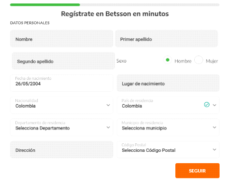 betsson registro