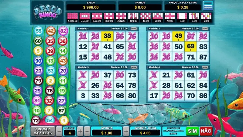 Pesca bingo: juego de bingo online