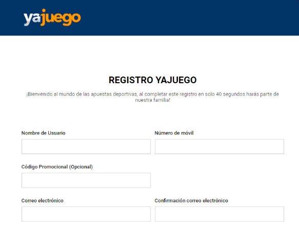 yajuego registro