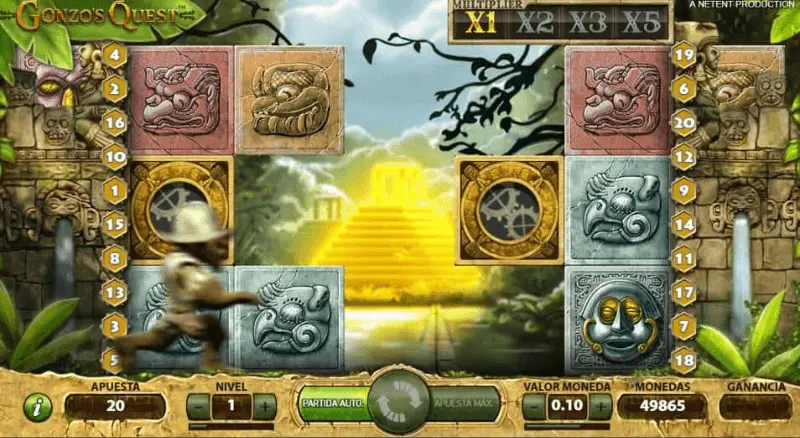 Gonzo's quest: tragamoneda para giros gratis