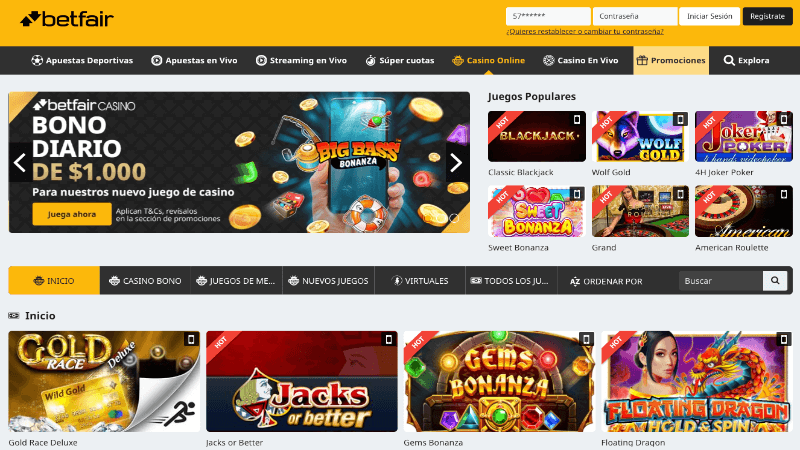 betfair casino