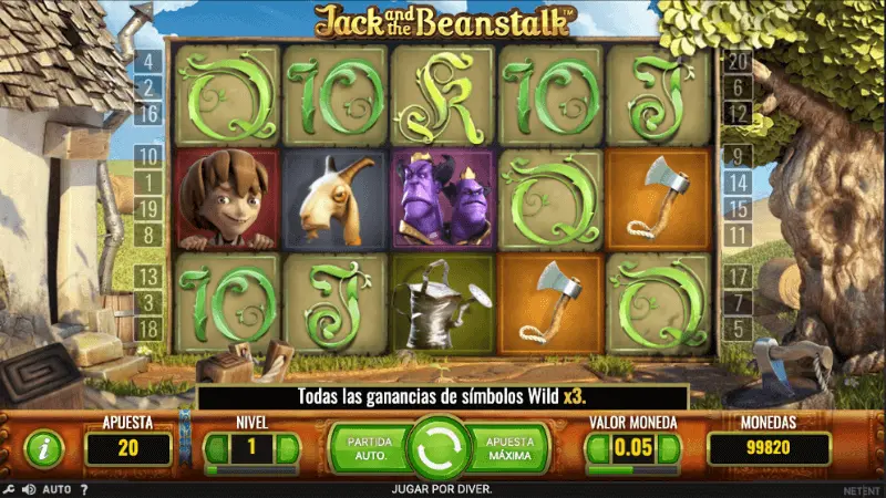 NetEnt: Jack and the Beanstalk