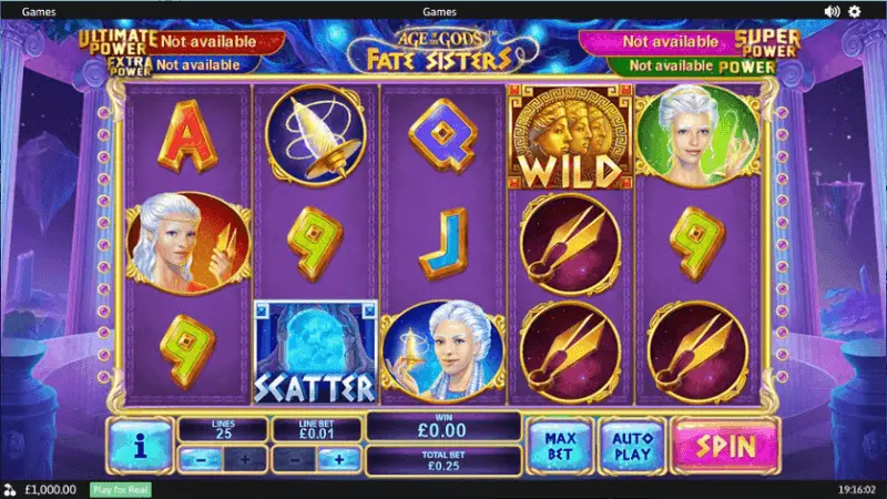 Playtech: age of the gods fate sisters