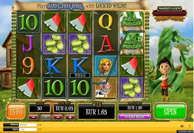Playtech: bounty of the beanstall
