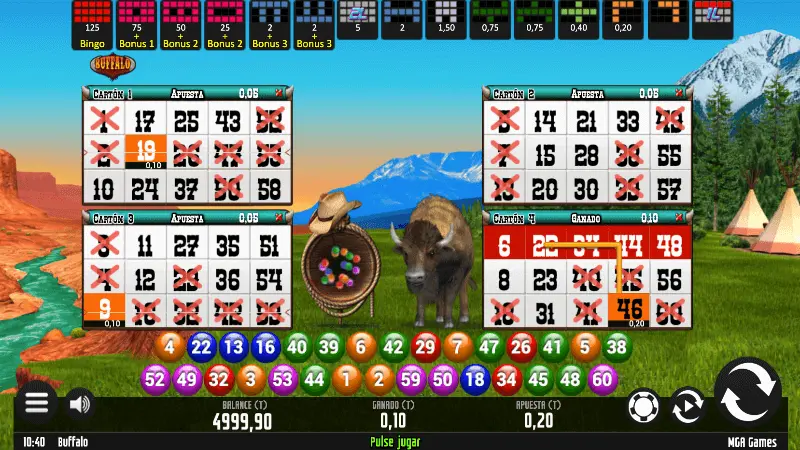 MGA: buffalo bingo