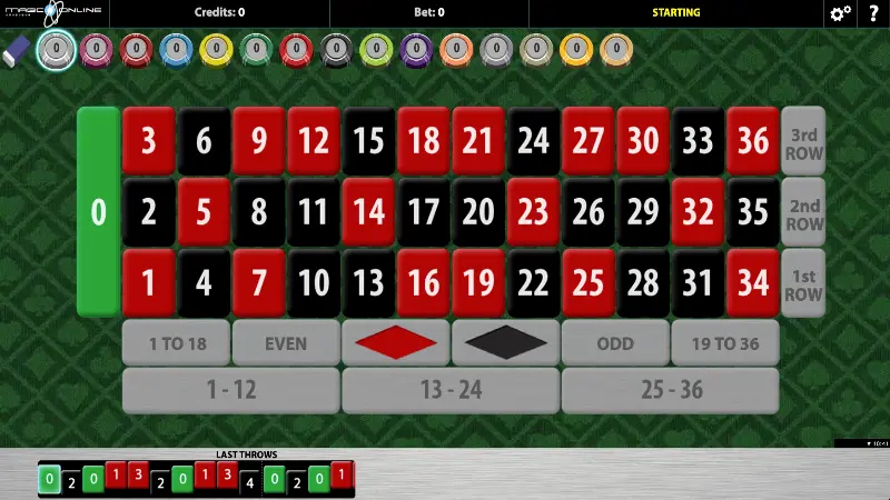 MGA: ruleta magic red